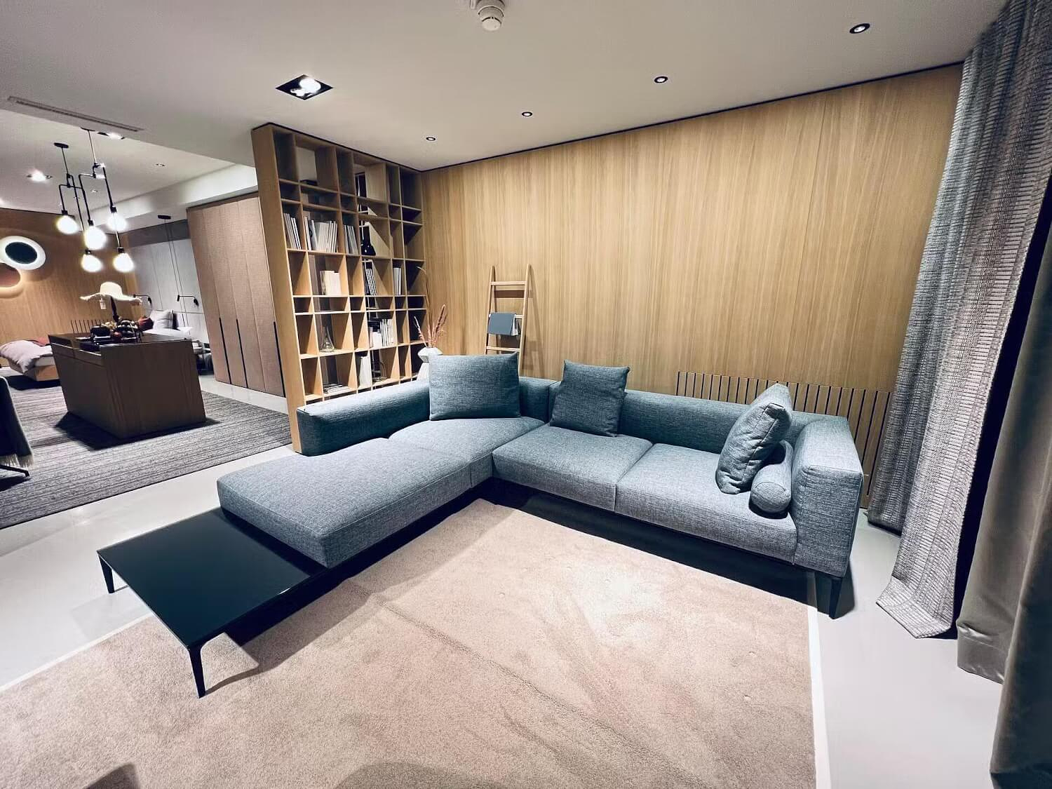 Walter Knoll Jaan Living Stoffecksofa Gaia 7886 Grau 2