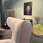 Walter Knoll Onsa Chair, Bronze Frame, Champagne Beige 4
