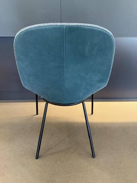 Walter Knoll Sheru Stoffstuhl Blauer Turmalin 6er Set 1