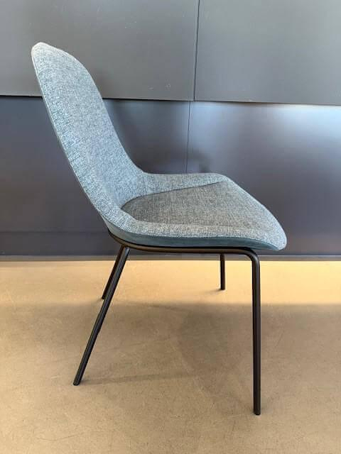 Walter Knoll Sheru Stoffstuhl Blauer Turmalin 6er Set 3