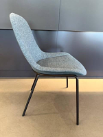 Walter Knoll Sheru Stoffstuhl Blauer Turmalin 6er Set 13