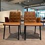 Walter Knoll Stuhl Liz wood 1323 Bezug Leder mit Armlehne 5