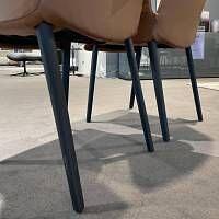 Walter Knoll Stuhl Liz wood 1323 Bezug Leder mit Armlehne 6