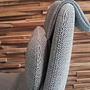 Vitra HAL Lounge Chair Stoff Credo Grau Ottoman 6