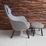 Vitra HAL Lounge Chair Stoff Credo Grau Ottoman 9