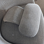 Vitra HAL Lounge Chair Stoff Credo Grau mit Hocker 2