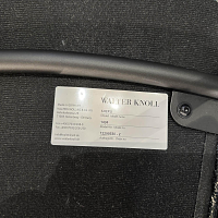 Walter Knoll 4er Set Sheru Stühle Stoff Grau Metall Schwarz 14
