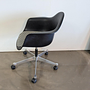 Eames Plastic Armchair PACC Fabric Checker Black White 6