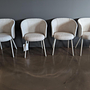 4er-Set Mikado Sessel Stoff Savana Sand Melange Creme 3