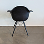 Eames Kunststoff-Sessel DAW Stoff Checker 01 Schwarz Weiß 2