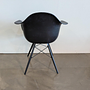 Eames Kunststoff-Sessel DAW Stoff Checker 01 Schwarz Weiß 7