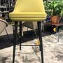 Walter Knoll Barhocker 376 Leder Pistazie Gestell Eiche 2