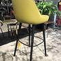 Walter Knoll Barhocker 376 Leder Pistazie Gestell Eiche 5