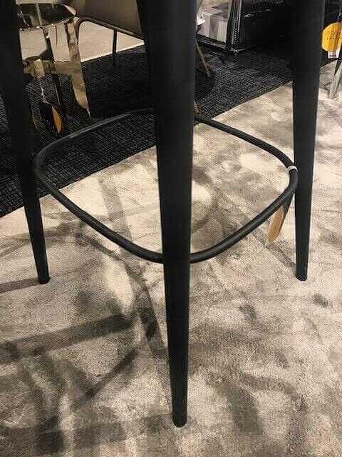 Walter Knoll Barhocker 376 Leder Pistazie Gestell Eiche 6