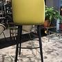 Walter Knoll Barhocker 376 Leder Pistazie Gestell Eiche 7
