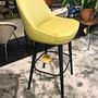 Walter Knoll Barhocker 376 Leder Pistazie Gestell Eiche 4
