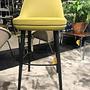Walter Knoll Barhocker 376 Leder Pistazie Gestell Eiche 11