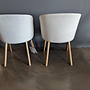 Vitra Mikado Seitenstuhl Stoff Beige Melange Eiche 10
