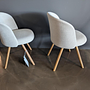 Vitra Mikado Seitenstuhl Stoff Beige Melange Eiche 1