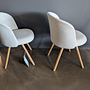 Vitra Mikado Seitenstuhl Stoff Beige Melange Eiche 8