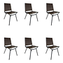 Walter Knoll Aisuu 1220 Stuhl Leder Metall Braun 0
