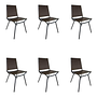 Walter Knoll Aisuu 1220 Stuhl Leder Metall Braun 6