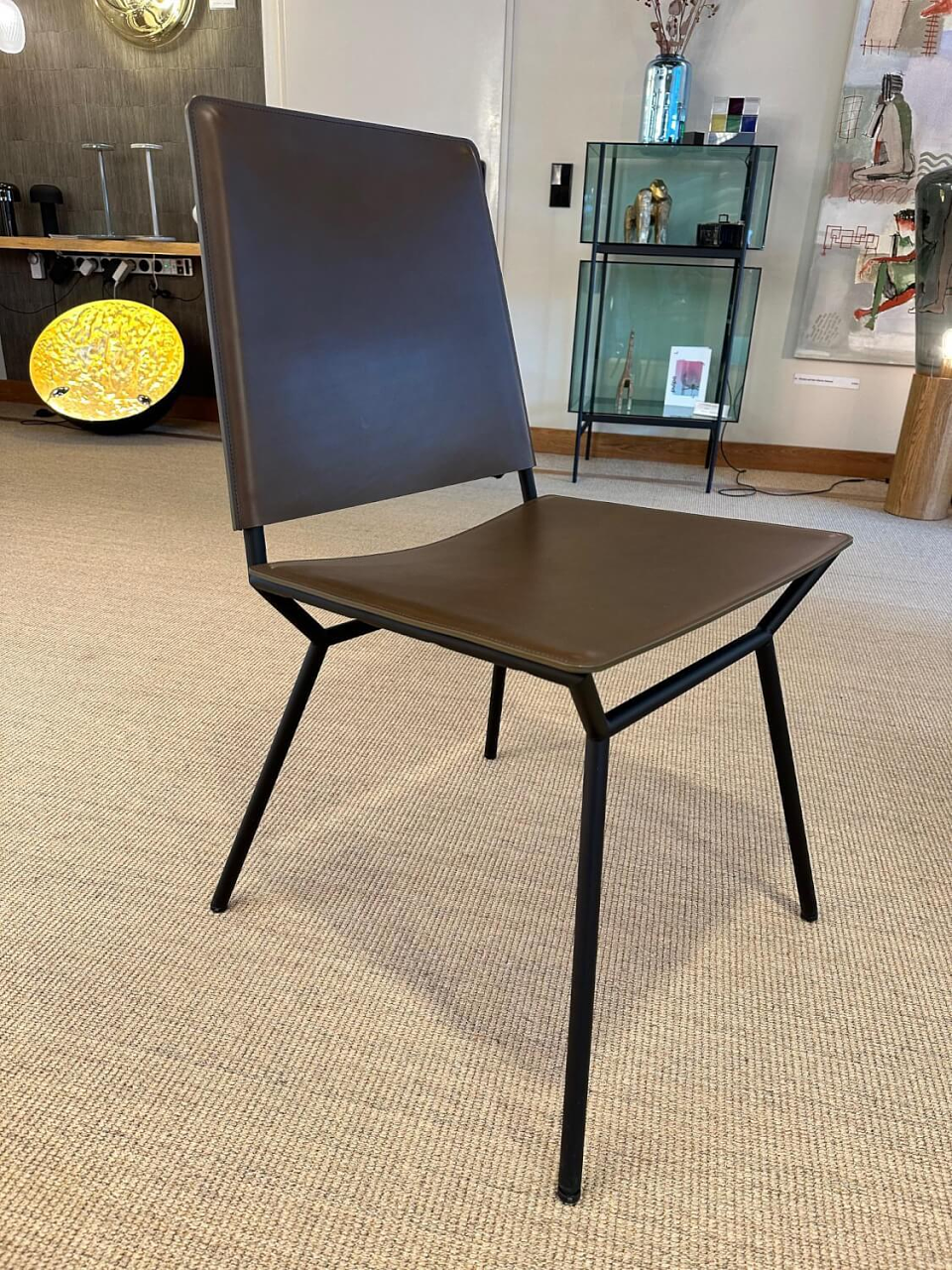 Walter Knoll Aisuu 1220 Stuhl Leder Metall Braun 8