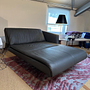 Walter Knoll Recamiere-Set Leder Chasmere Schiefer Schwarz 8