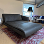 Walter Knoll Recamiere-Set Leder Chasmere Schiefer Schwarz 3