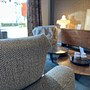 Walter Knoll Ecksofa Maaru Stoff Safire Sage Grün mit Kissen 2