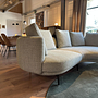 Walter Knoll Ecksofa Maaru Stoff Safire Sage Grün mit Kissen 10