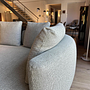 Walter Knoll Ecksofa Maaru Stoff Safire Sage Grün mit Kissen 6