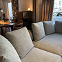 Walter Knoll Ecksofa Maaru Stoff Safire Sage Grün mit Kissen 5
