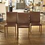 Walter Knoll Stuhl Jason Lite Leder Elen Braun Nussbaumfuß 0