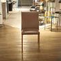 Walter Knoll Stuhl Jason Lite Leder Elen Braun Nussbaumfuß 1