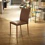 Walter Knoll Stuhl Jason Lite Leder Elen Braun Nussbaumfuß 10