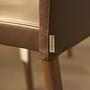 Walter Knoll Stuhl Jason Lite Leder Elen Braun Nussbaumfuß 5