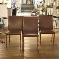 Walter Knoll Stuhl Jason Lite Leder Elen Braun Nussbaumfuß 8