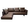 Walter Knoll Prime Time Ecksofa Leder Elen Toffee Braun 8