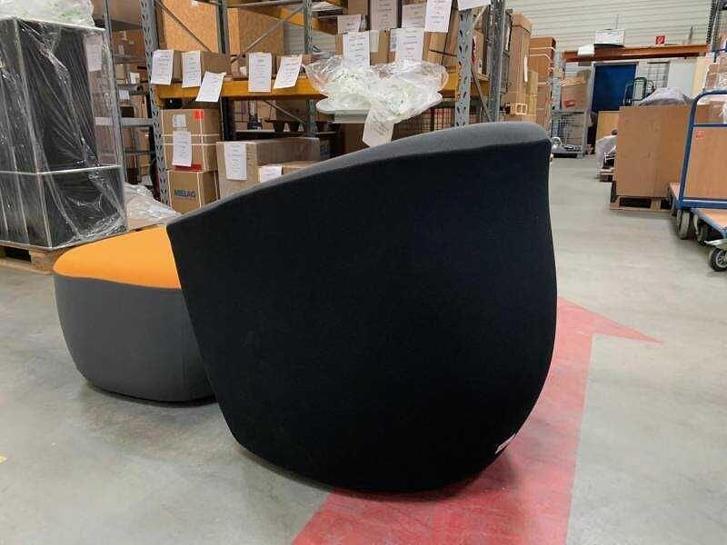 Walter Knoll Sessel Seating Stone mit 2 Hockern 8