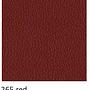 Schalensessel FK Leder Congress Rot Gestell Aluminium 6