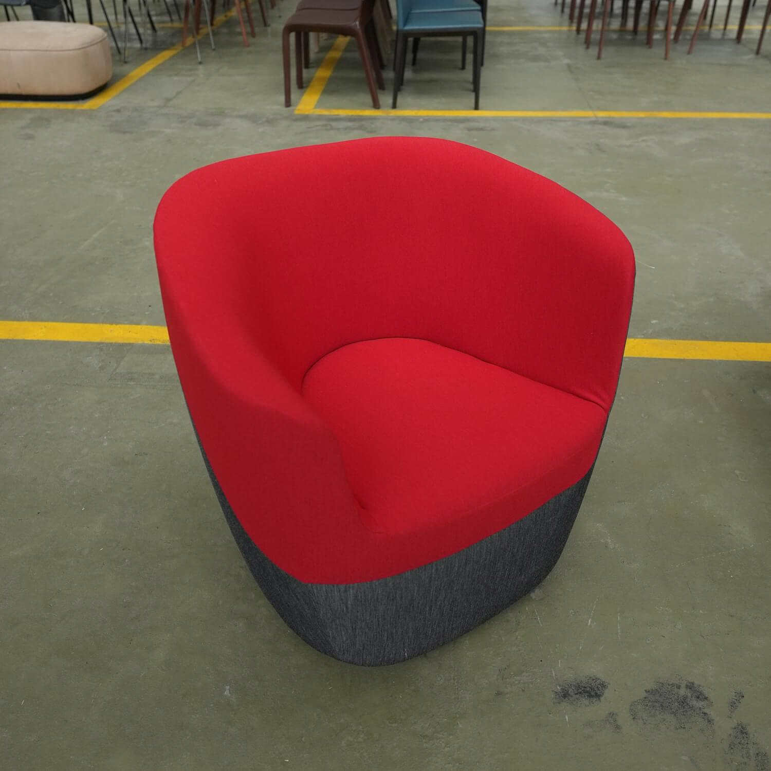 Walter Knoll Sitzsteine 276-10 Rot und Grau 3