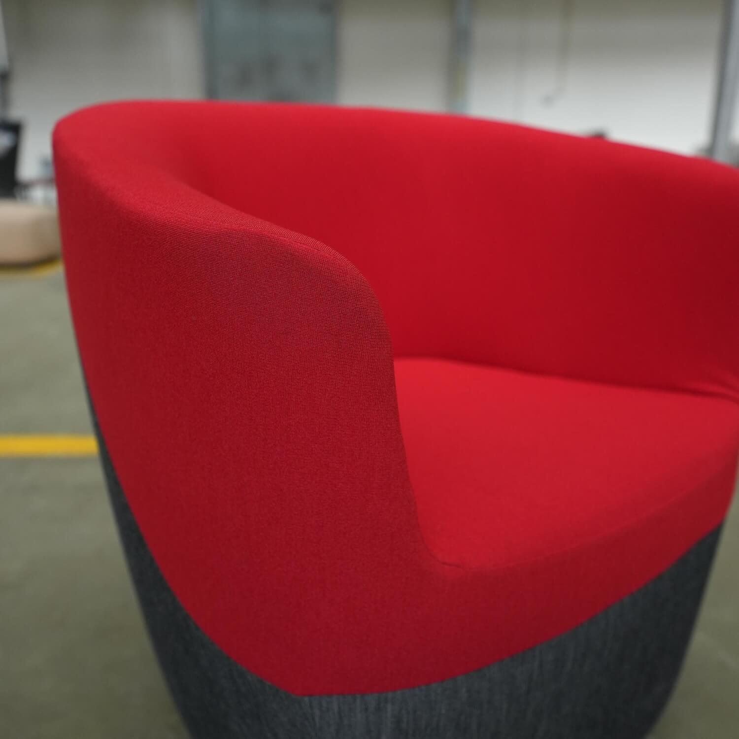 Walter Knoll Sitzsteine 276-10 Rot und Grau 2