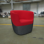 Walter Knoll Sitzsteine 276-10 Rot und Grau 1