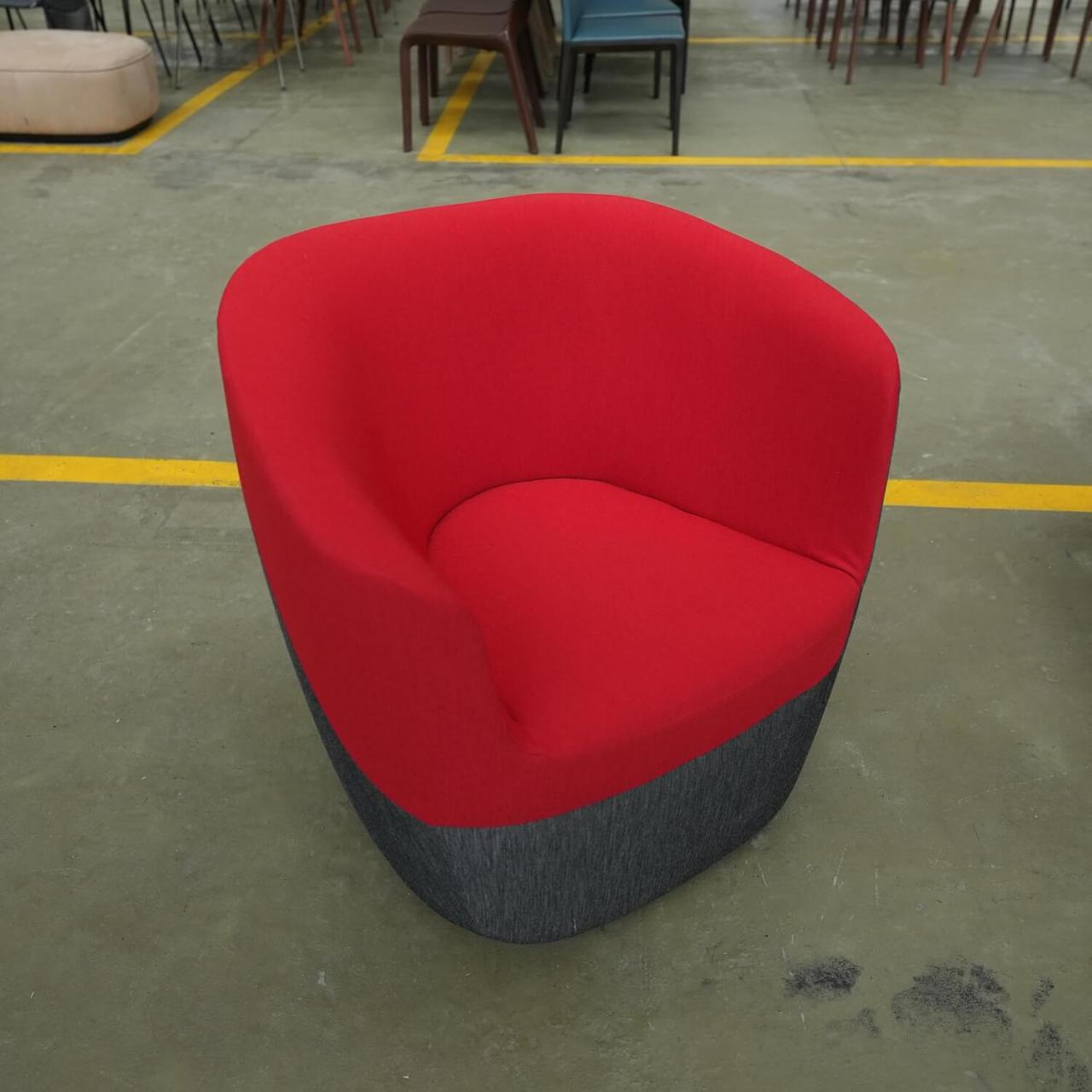 Walter Knoll Sitzsteine 276-10 Rot und Grau 10