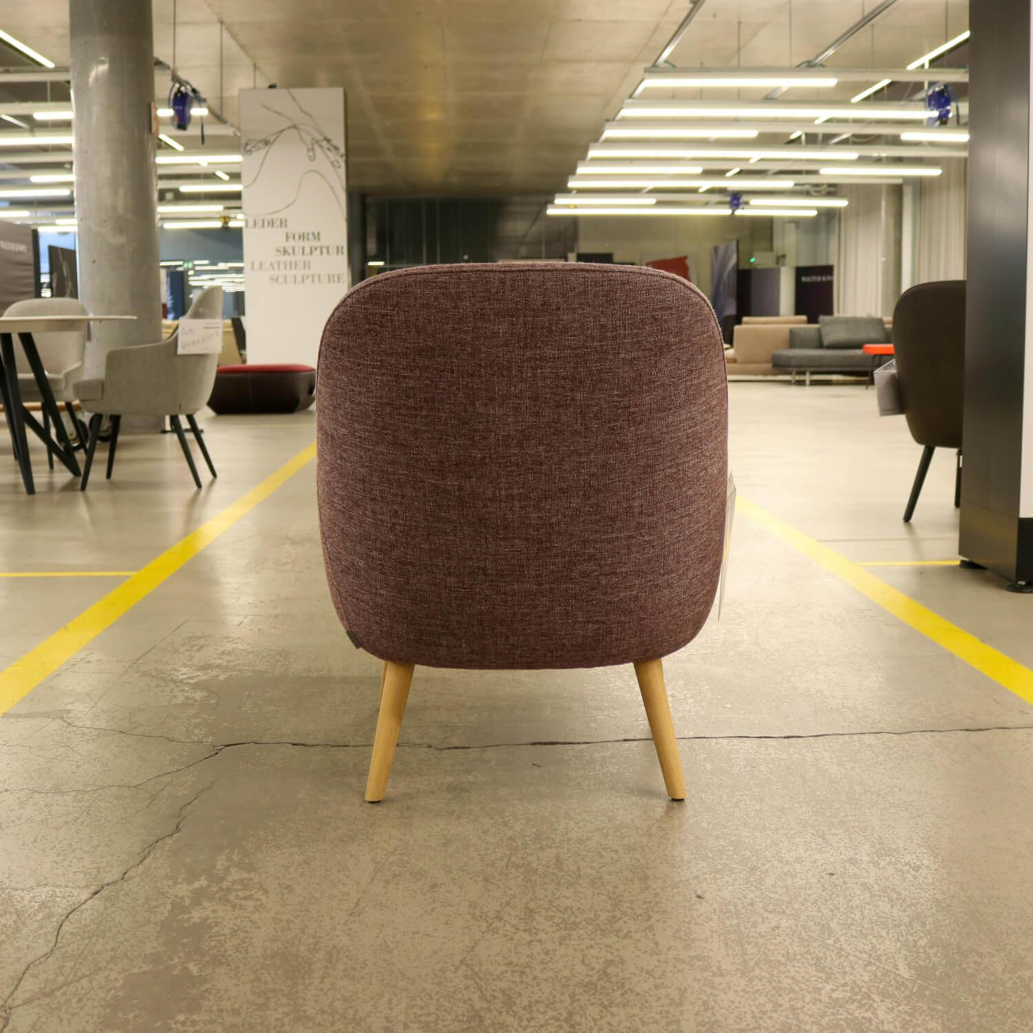 Walter Knoll Sessel 375-10 Stoff Gaia 7887 Eiche Weiß 2