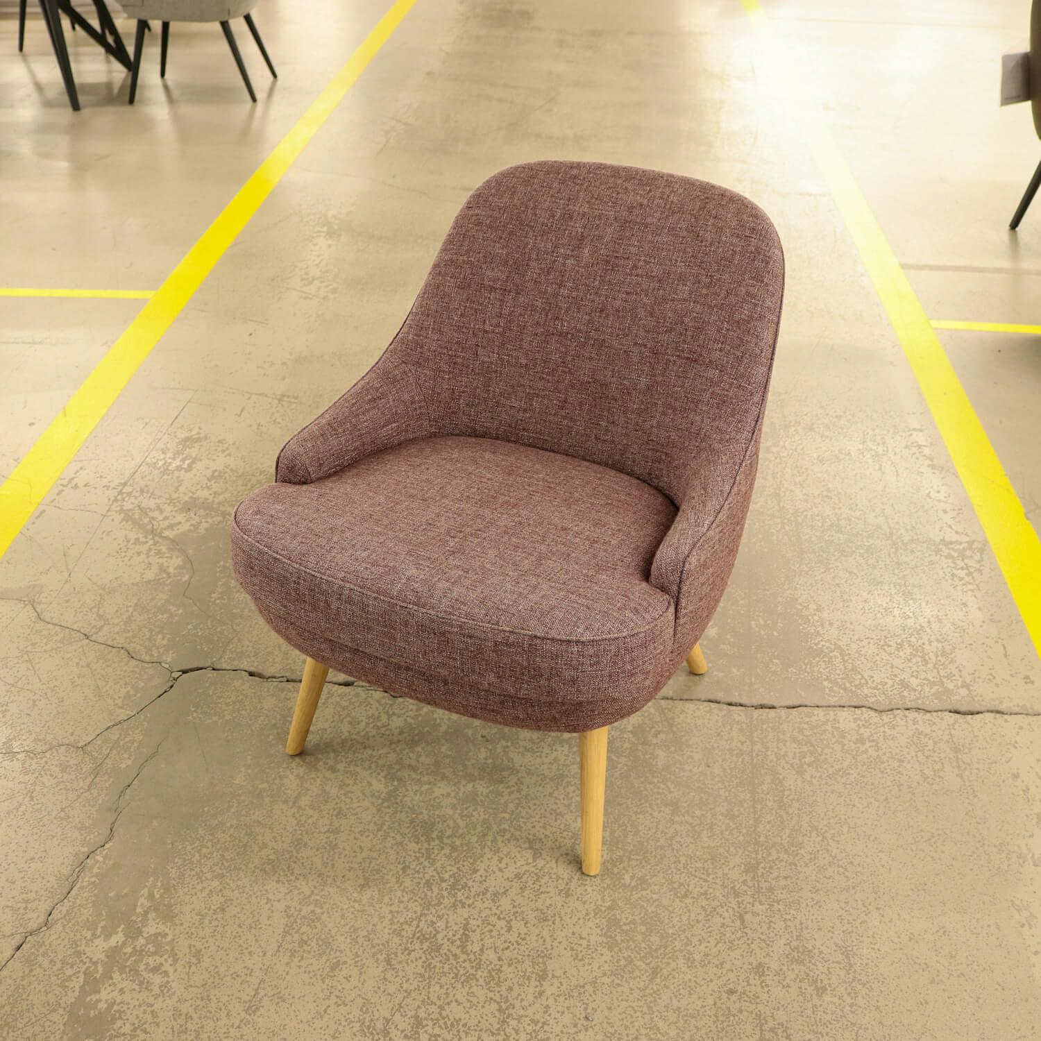 Walter Knoll Sessel 375-10 Stoff Gaia 7887 Eiche Weiß 6