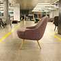 Walter Knoll Sessel 375-10 Stoff Gaia 7887 Eiche Weiß 11