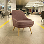 Walter Knoll Sessel 375-10 Stoff Gaia 7887 Eiche Weiß 10