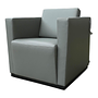 Walter Knoll Sessel Elton 407 Leder Grau 0